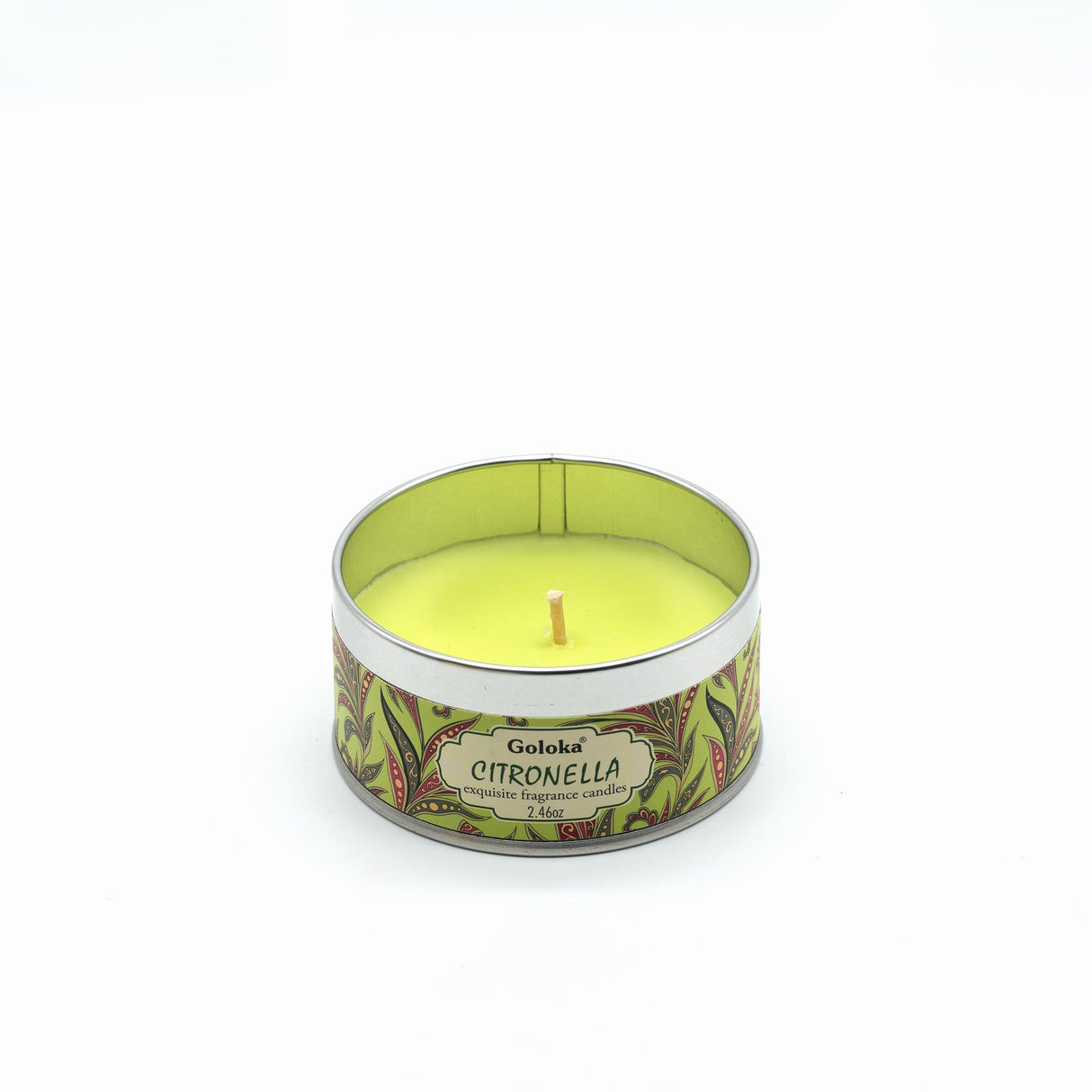 Duftkerze Citronella von Goloka aus Sojawachs Vegan fair gehandelt Karmandala 