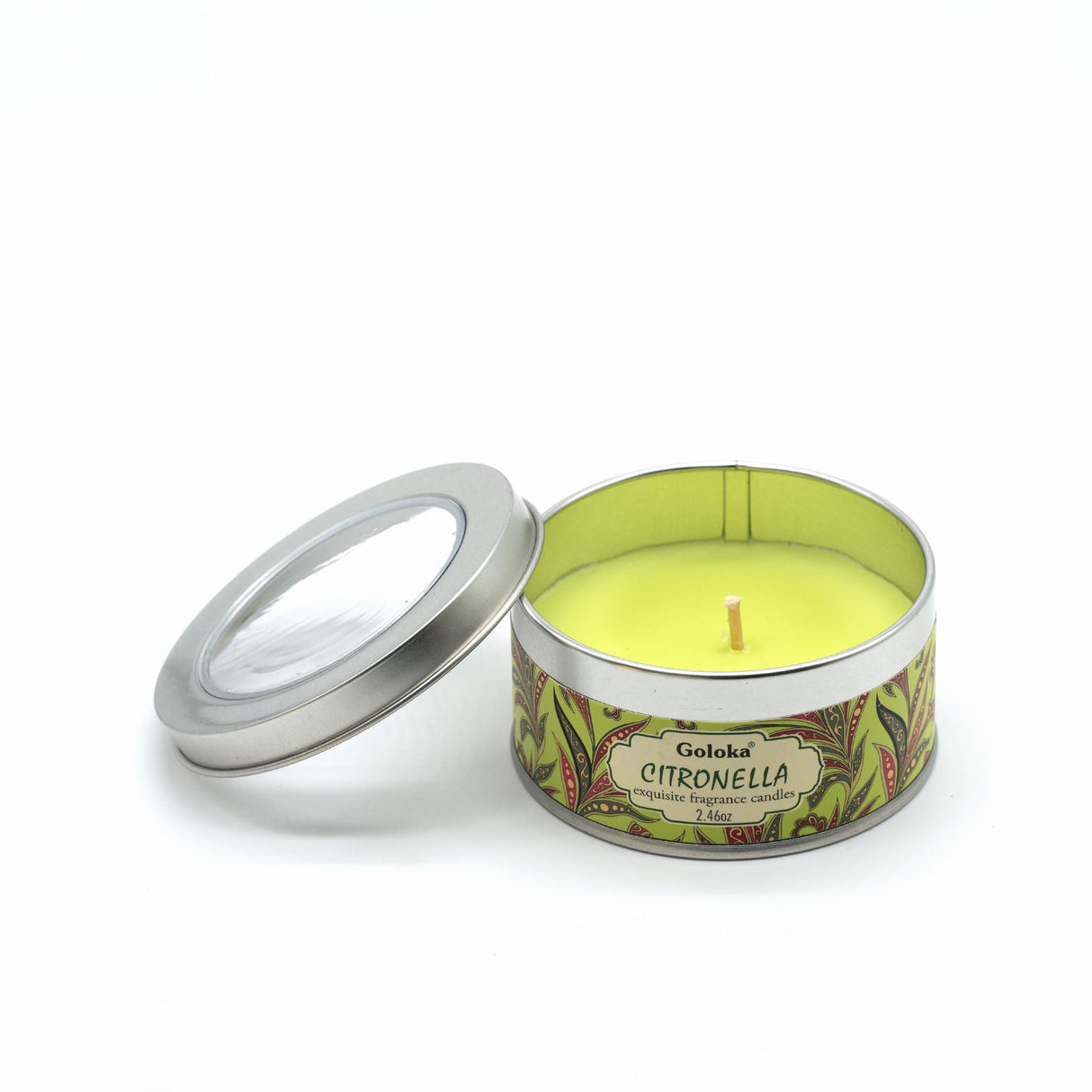 Duftkerze Citronella von Goloka aus Sojawachs Vegan fair gehandelt Karmandala 