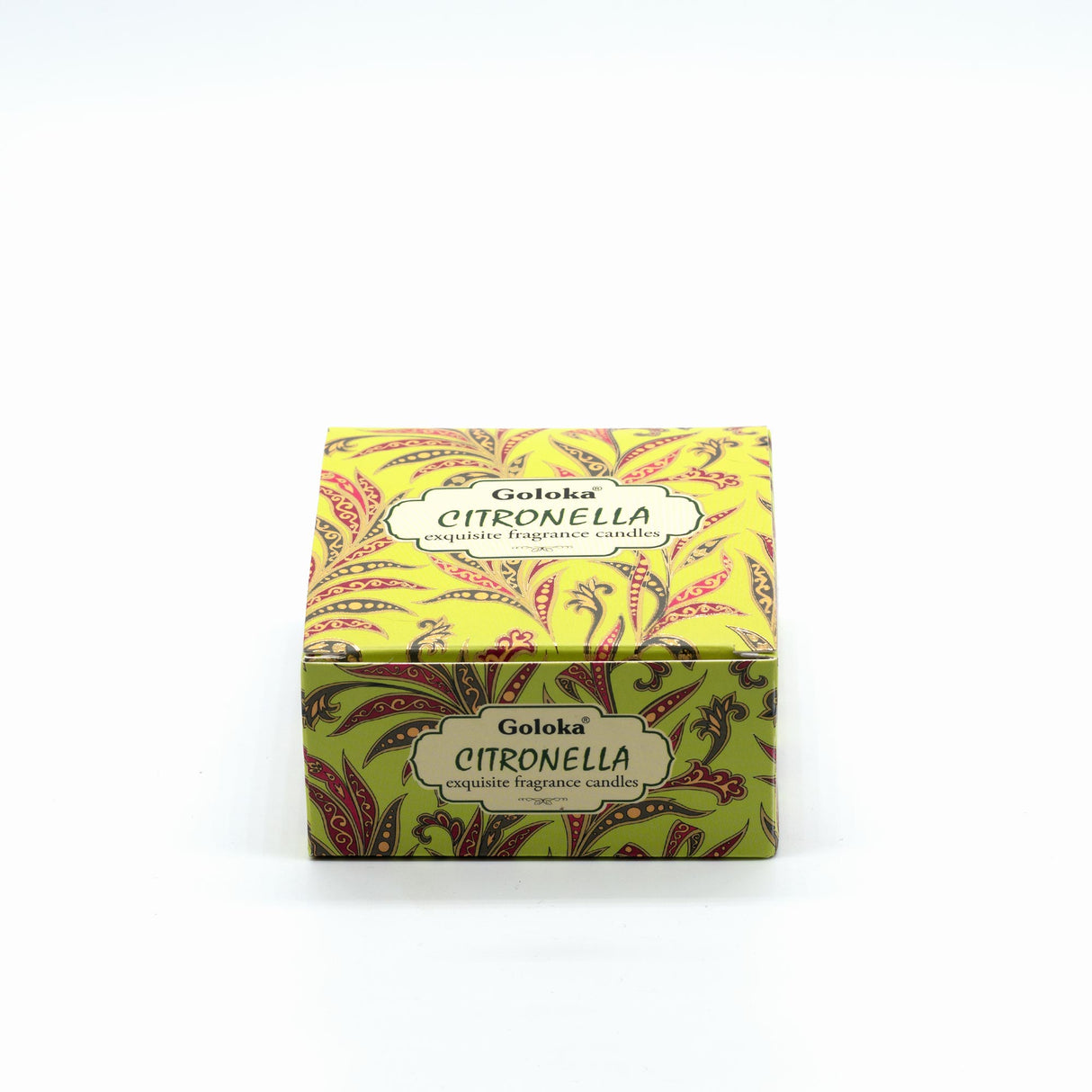 Duftkerze Citronella von Goloka aus Sojawachs Vegan fair gehandelt Karmandala 