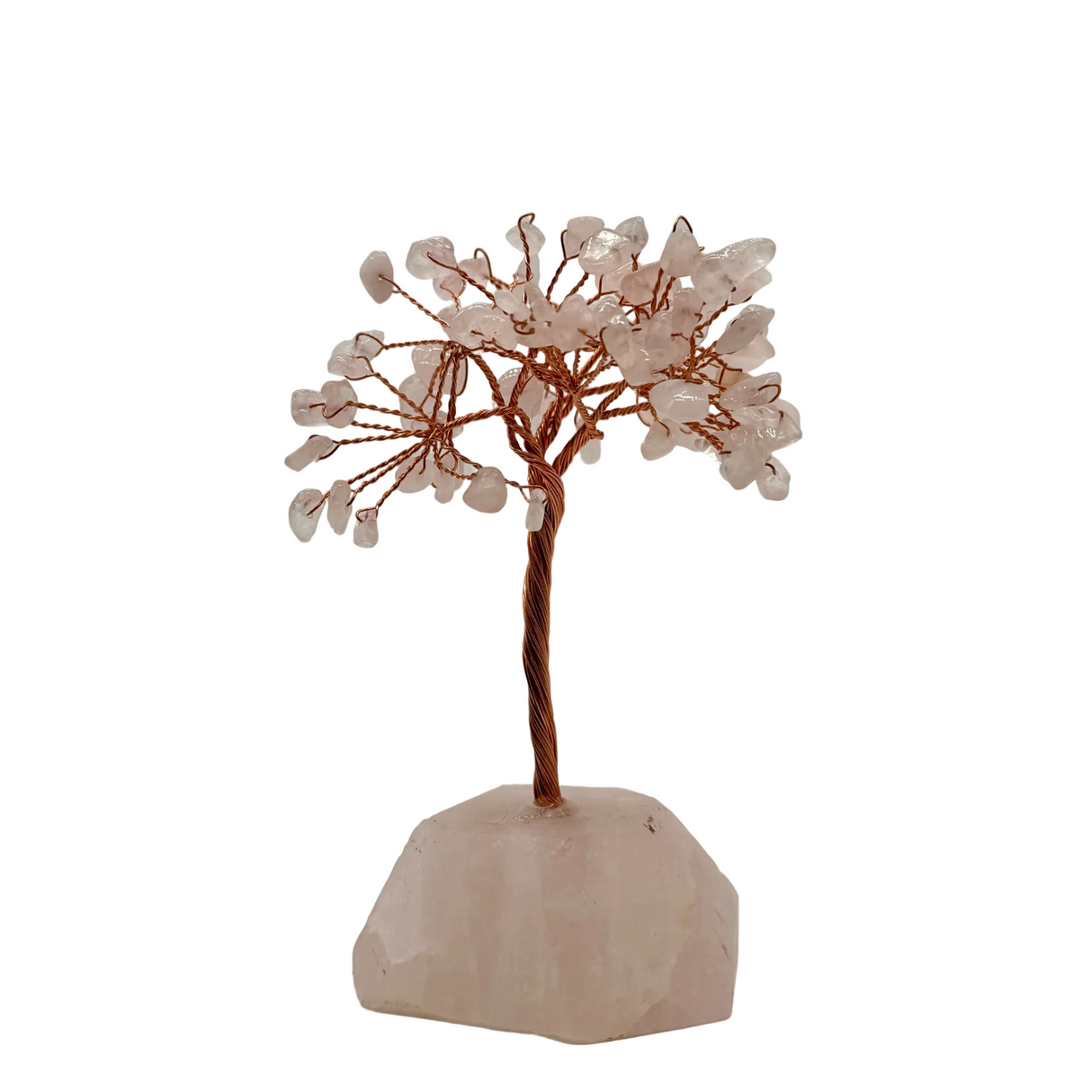 Edelsteinbaum Rosenquarz - Edelstein Bonsai aus Heilsteinen