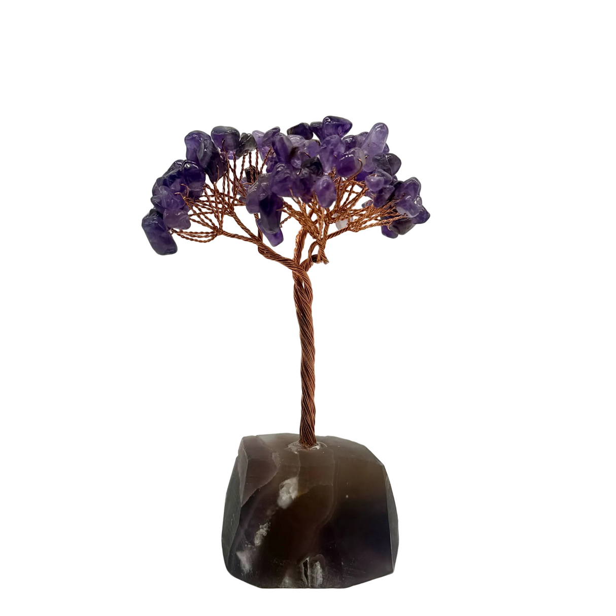 Edelsteinbaum Amethyst lila - Edelstein Bonsai aus Heilsteinen