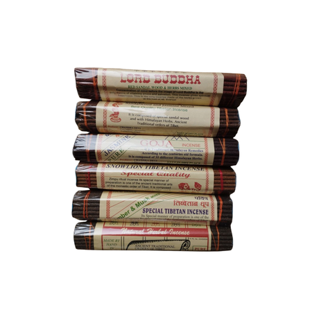 Einzelstück Tibetisches Räucherset Chandra Devi Incense 5 Stück