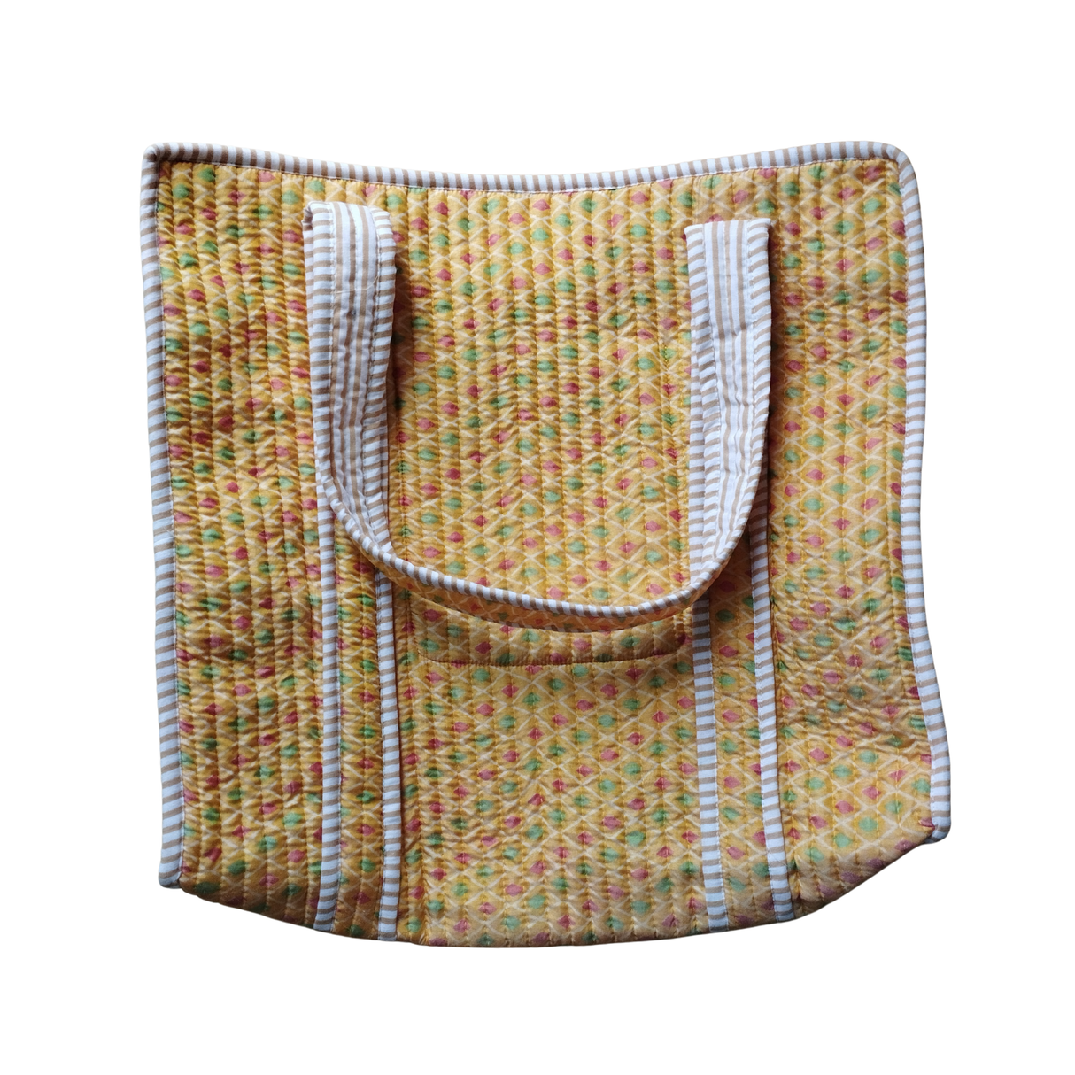 Einzelstück Boho Shopper Gelb