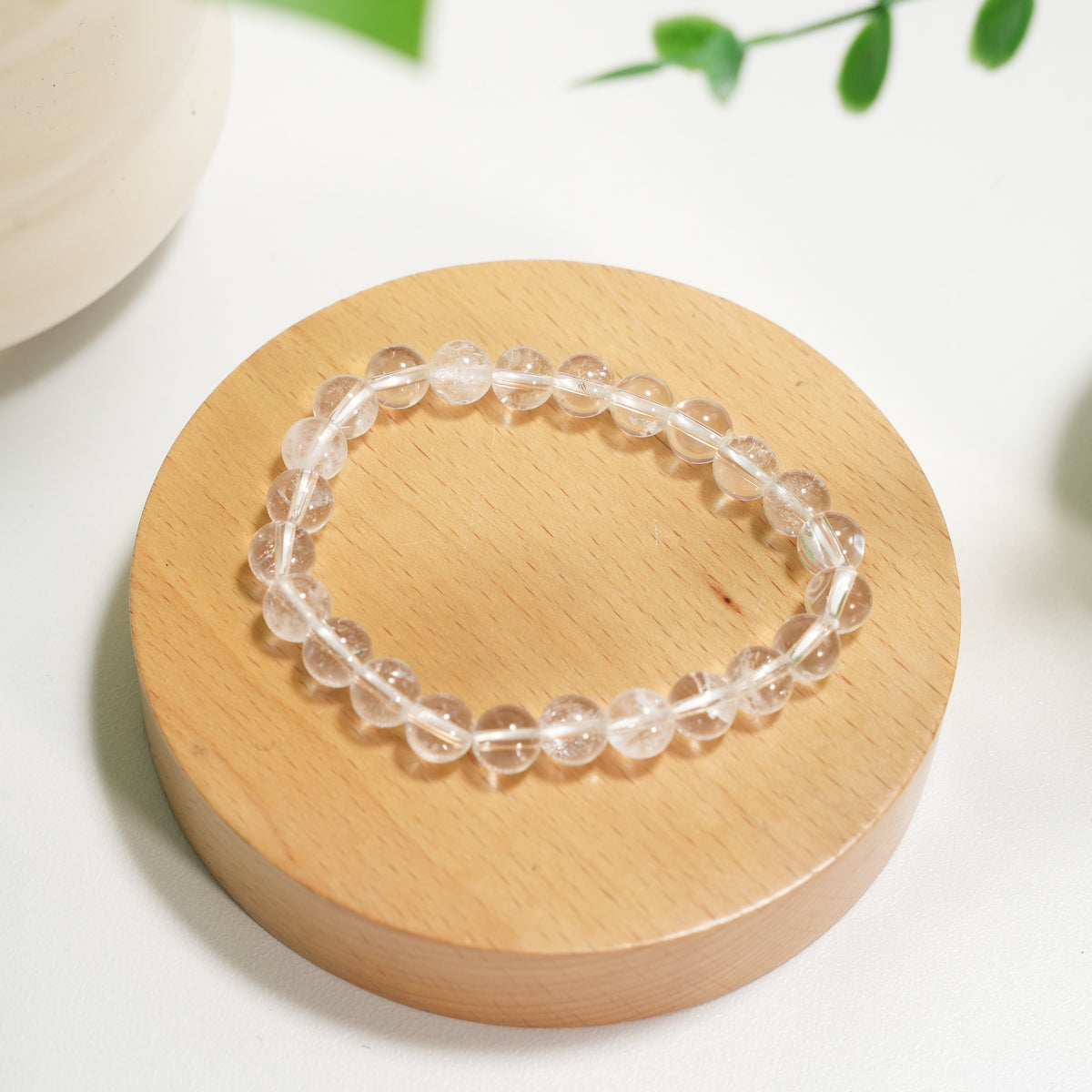Edelstein Armband Bergkristall I Zeitloser Schmuck für dein Handgelenk