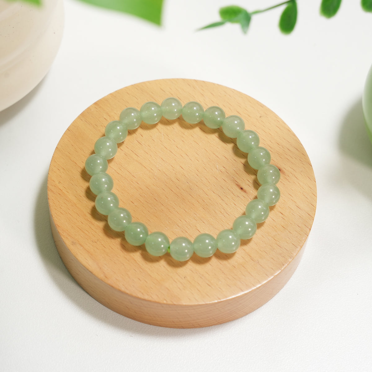 Edelstein Armband Aventurin I Frische Farbe für dein Handgelenk