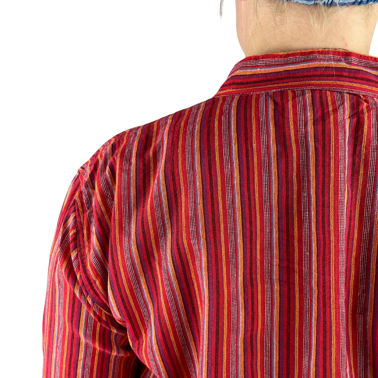Fischerhemd Rot gestreift
