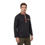 Fischerhemd Schwarz
Boho Hemd
100% Baumwolle
Unisex