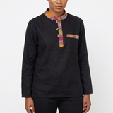 Fischerhemd Schwarz
Boho Hemd
100% Baumwolle
Unisex