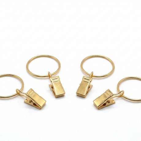 Gardinenringe Gold