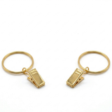 Gardinenringe Gold