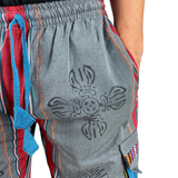 Goa Hose Grau Bunt