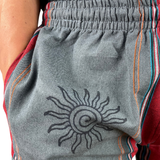 Goa Hose Grau Bunt