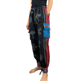 Goa Hose Schwarz Bunt