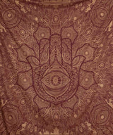 Gold Wandtuch Fatimas Hand rot - groß ca. 230x210 cm