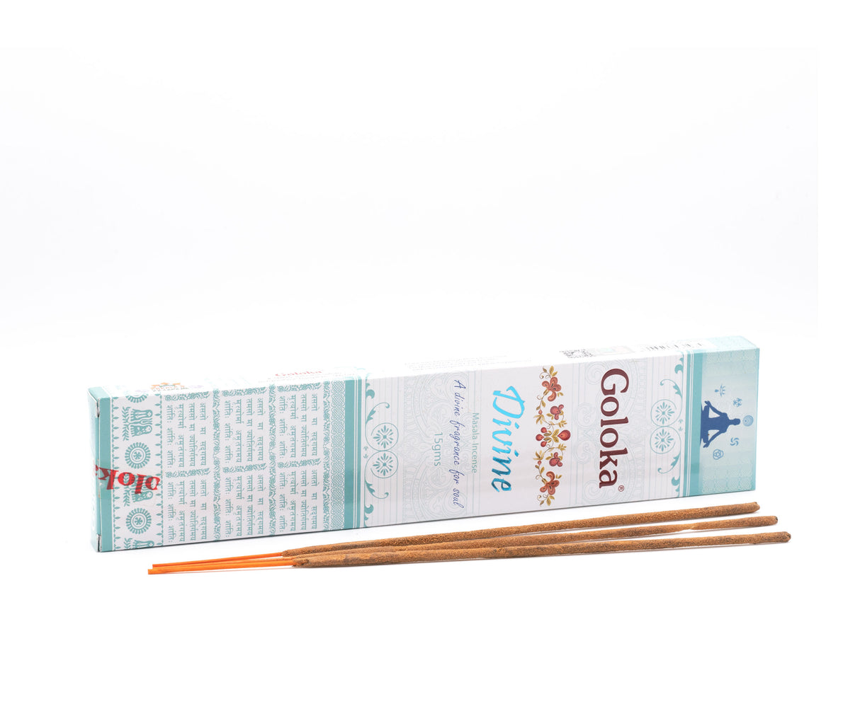 Goloka Räucherstäbchen Divine 15g indische Räuchersticks