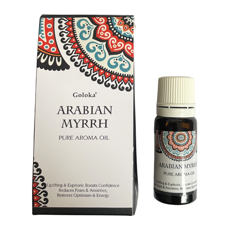 Goloka Arabian Myrrh Duftöl (10 ml) - Ätherisches Aromaöl aus Indien