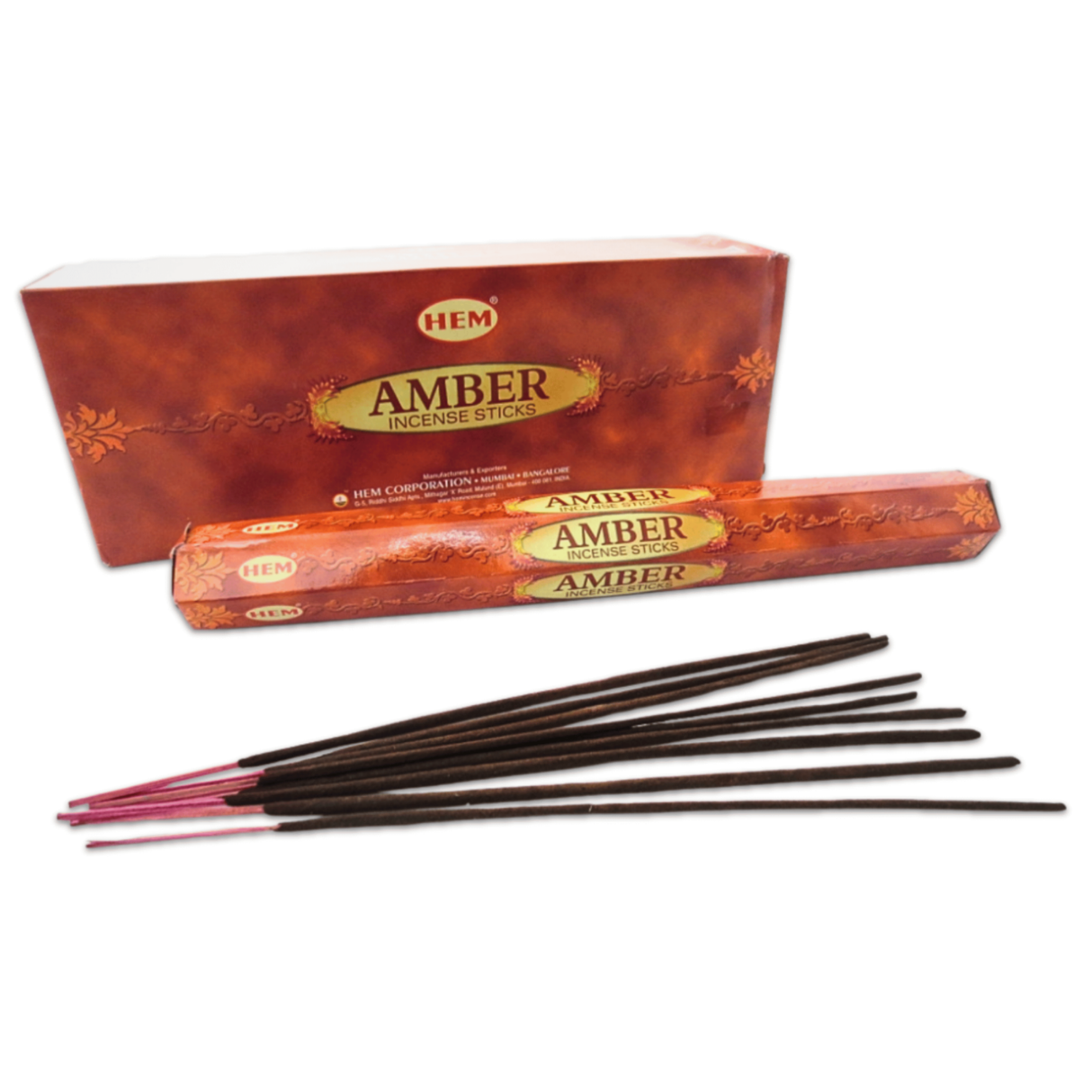 HEM Räucherstäbchen Amber – Warme Geborgenheit &amp; Mystik
