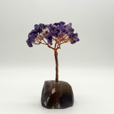 Amethystbaum handgefertigter Edelstein Glücksbaum für Meditation, Büro und Wohnzimmer