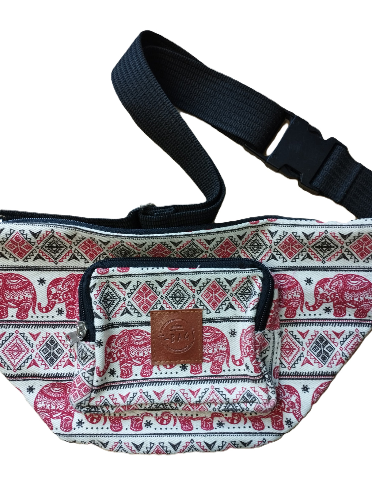 Einzelstück Bauchtasche Elefanten Rosa