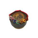 7-Chakren-Armband Makramee