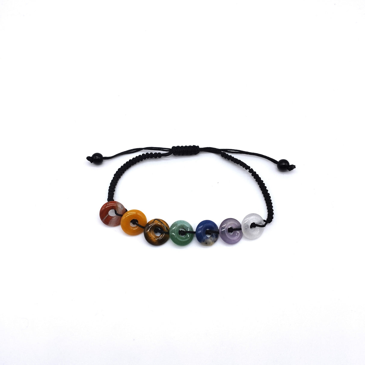 7-Chakren-Armband Makramee