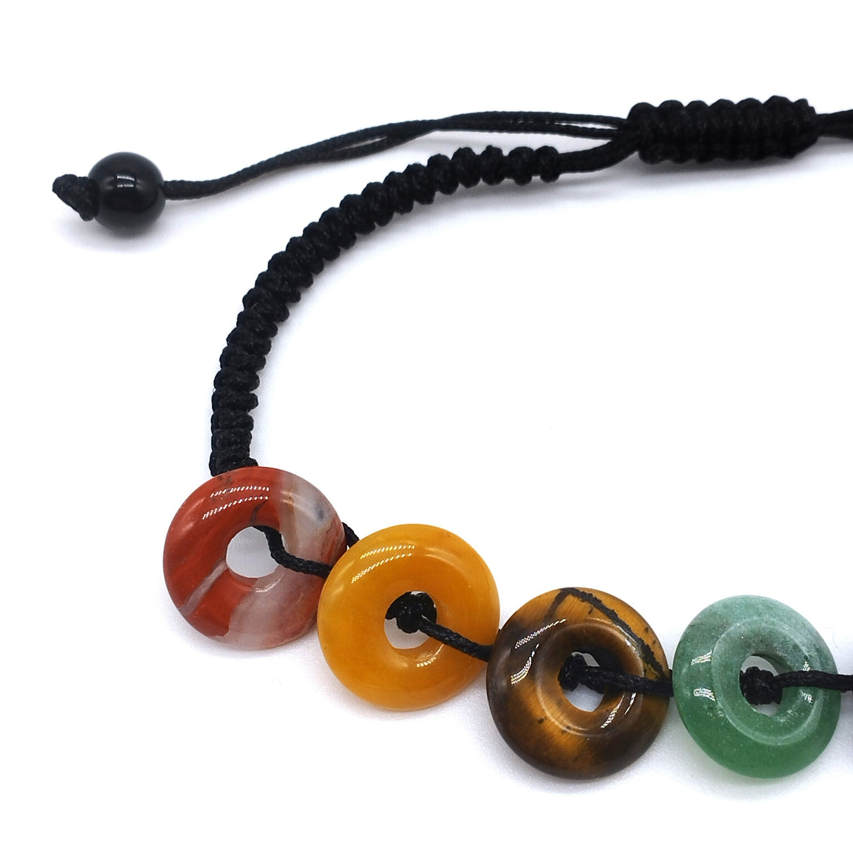 7-Chakren-Armband Makramee