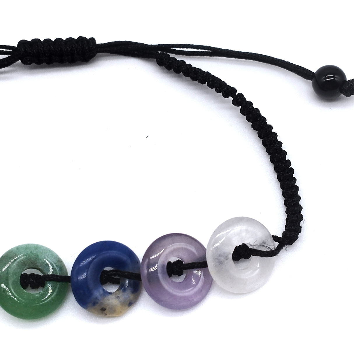 7-Chakren-Armband Makramee
