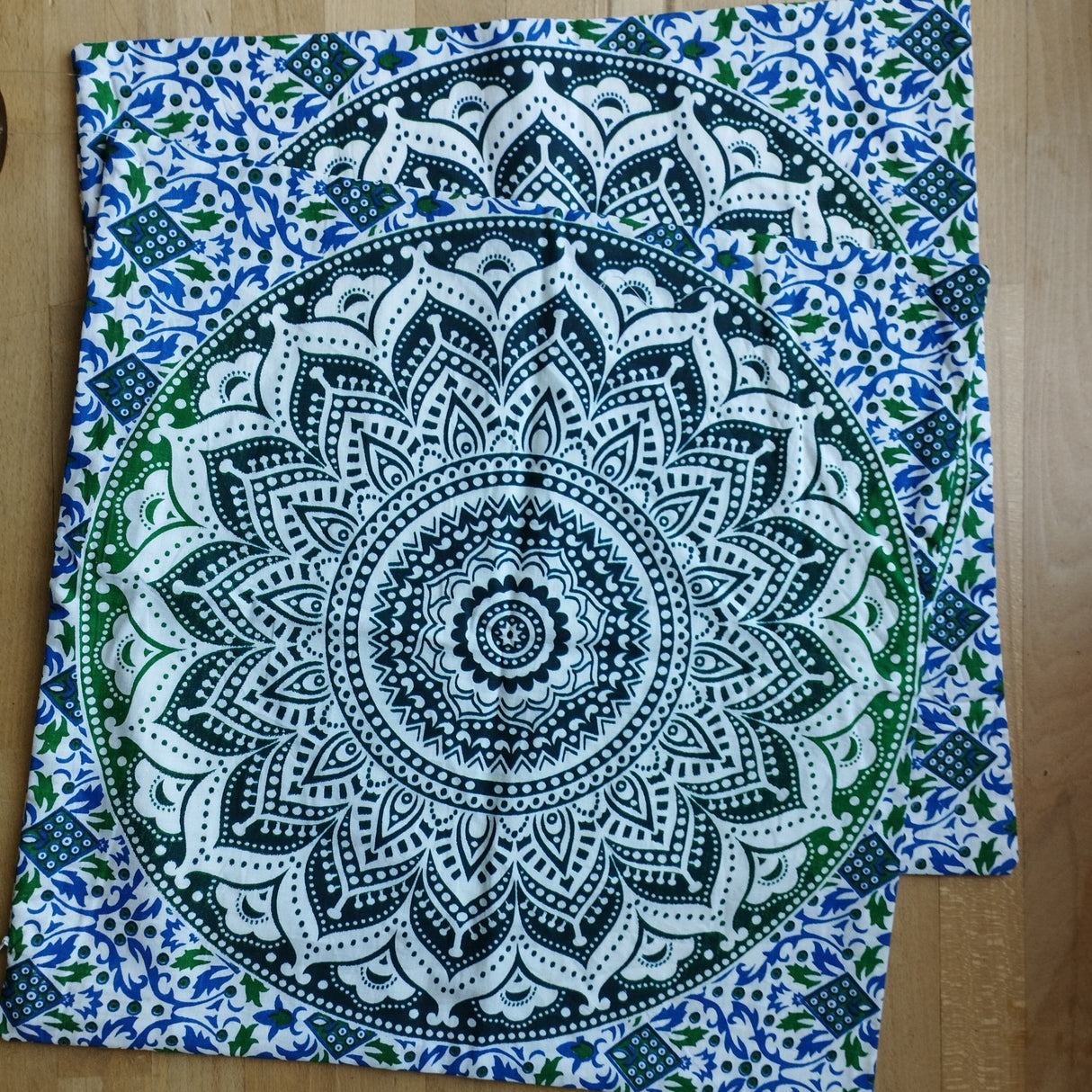 Restposten Kissenhüllen Grün Blau