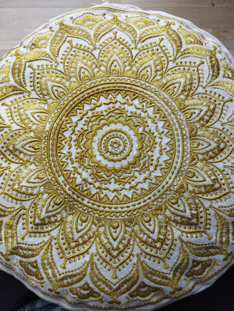 B- Ware Yogakissen Ombre Mandala Gold