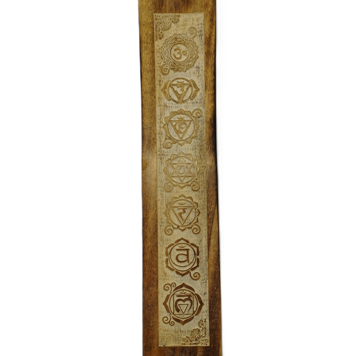 Restposten Räucherstäbchenhalter 7 Chakren aus Holz
