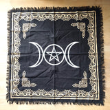 Altartuch in Silber & Gold 65x65 cm