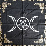 Altartuch in Silber & Gold 65x65 cm