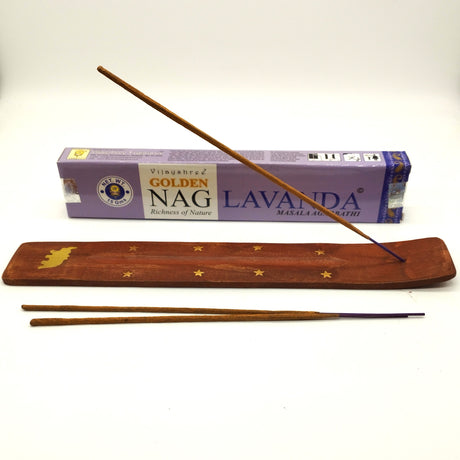 Golden Nag Lavender Räucherstäbchen | 15g