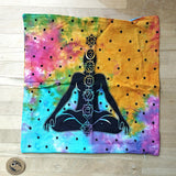 Einzelstück Kissenbezug Yogini 7 Chakren