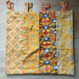 Einzelstück  1/2 Sari- Vorhang Gelb Orange 200 x 110 cm