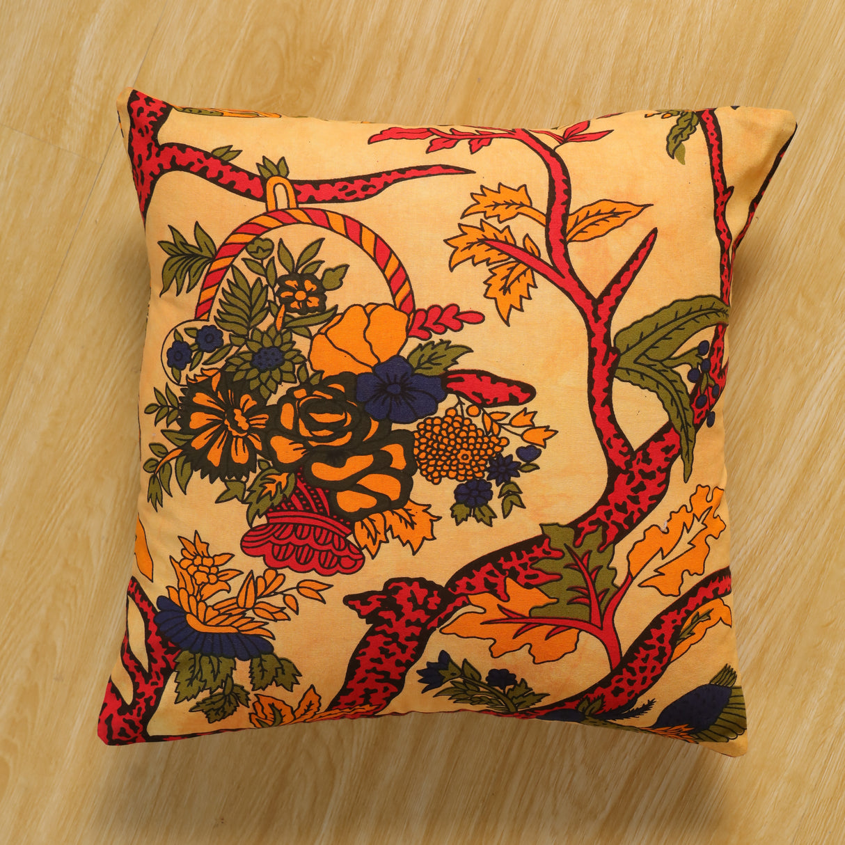 Kissen Lebensbaum Orange | 40x40 cm 2 St.