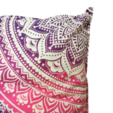 Kissenbezug Ombre Mandala Lila-Rosa 80x80 cm