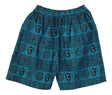 Kurze Sommerhose Om Zeichen Blau