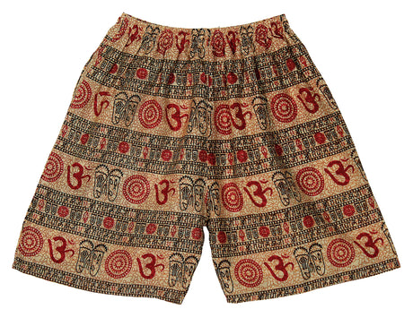 Kurze Sommerhose Om Zeichen Gelb