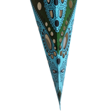 Papierstern Mandala Grün Blau