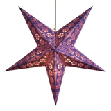 Papierstern Mandala Pink Lila