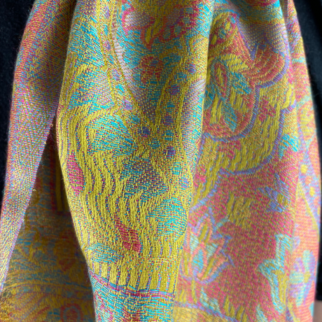 Pashmina Schal Gelb - weicher Schal aus Baumwolle