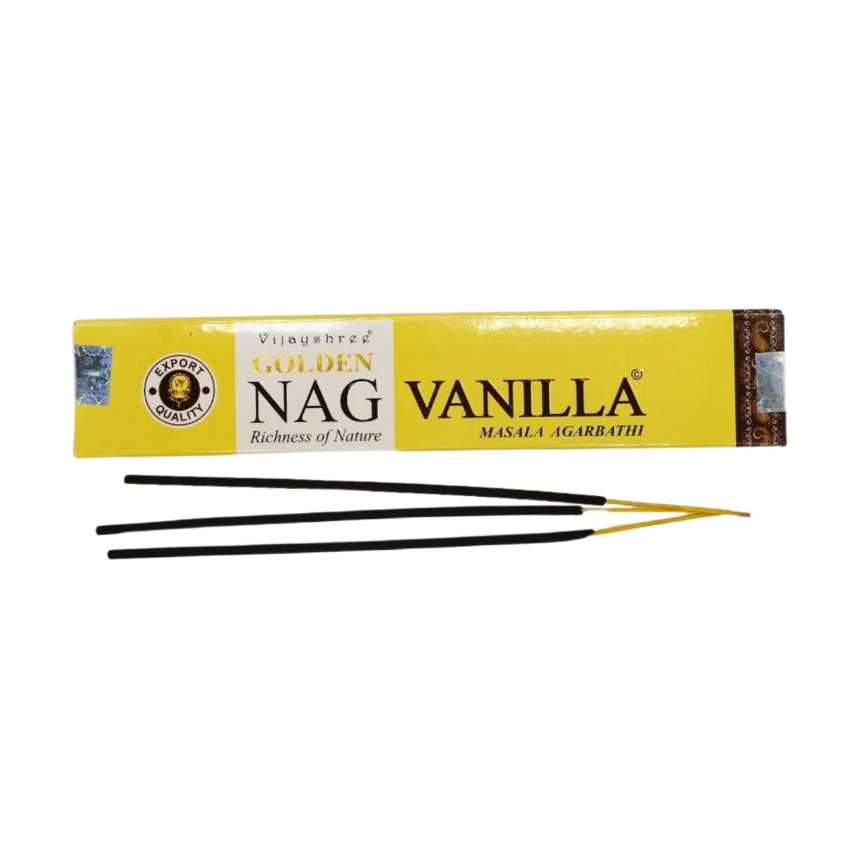 Golden Nag Vanilla Räucherstäbchen | 15g
