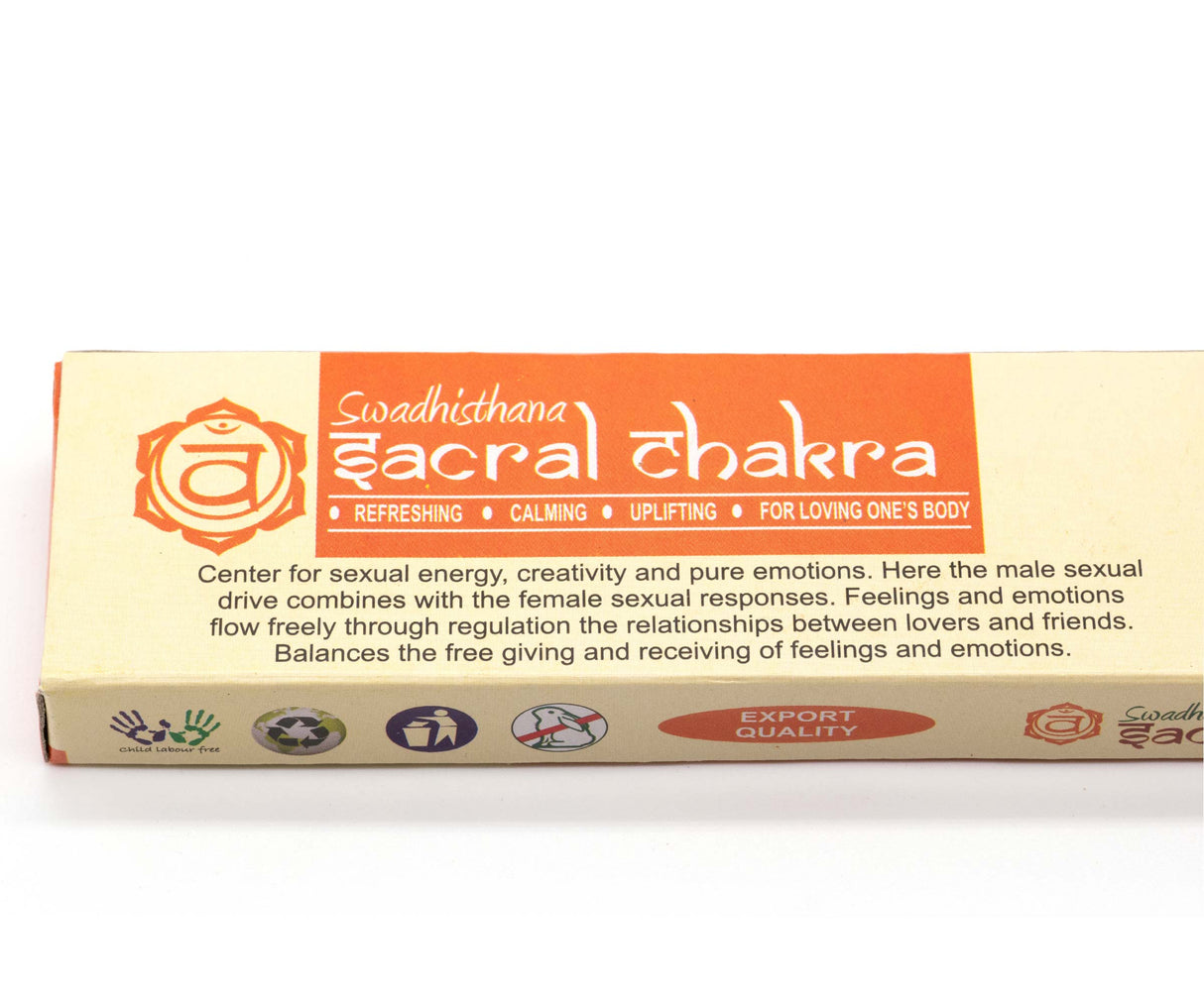 Räucherstäbchen Chakra Collection Root Chakra orange Erklärung