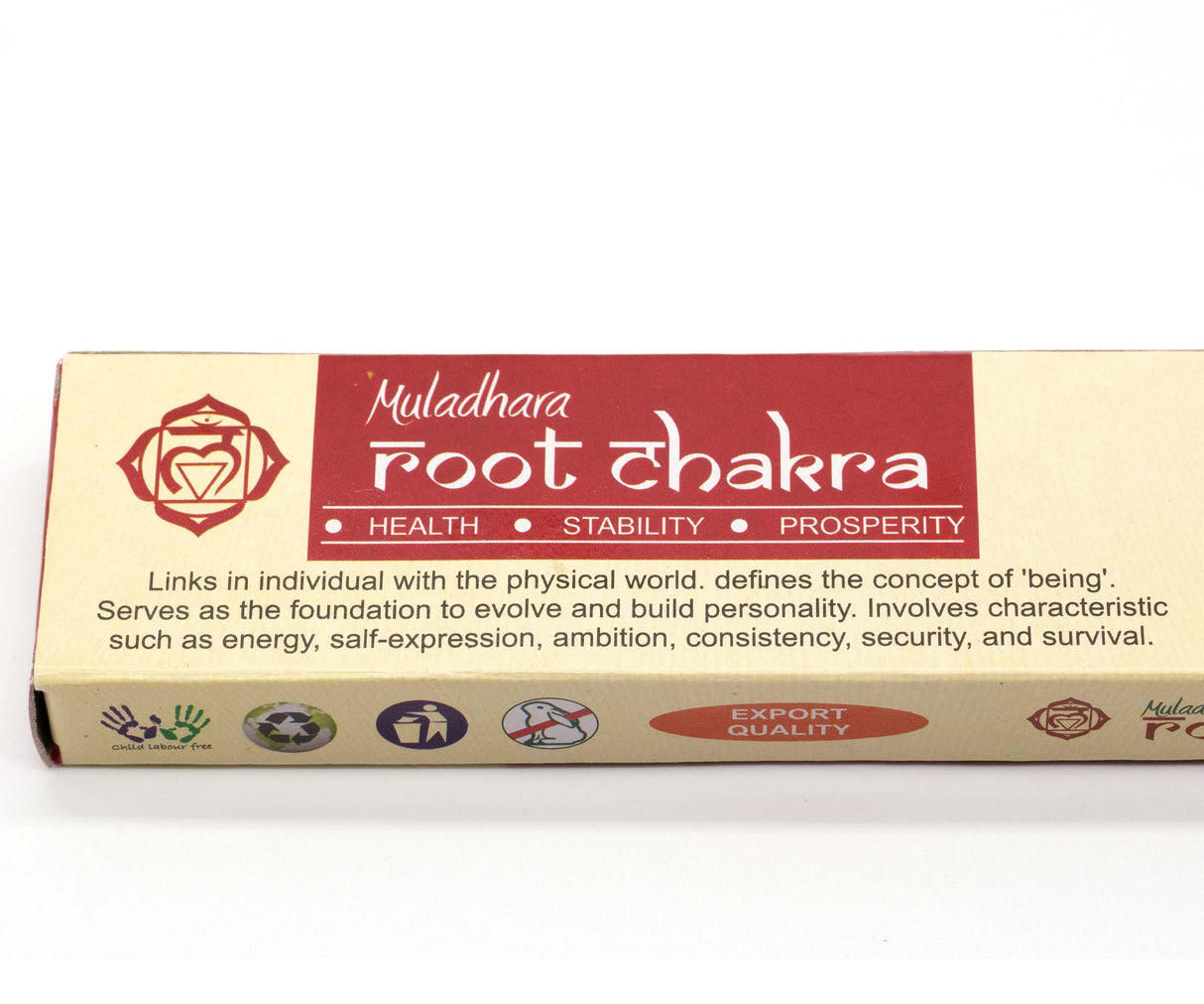 Räucherstäbchen Chakra Collection Root Chakra rot Erklärung