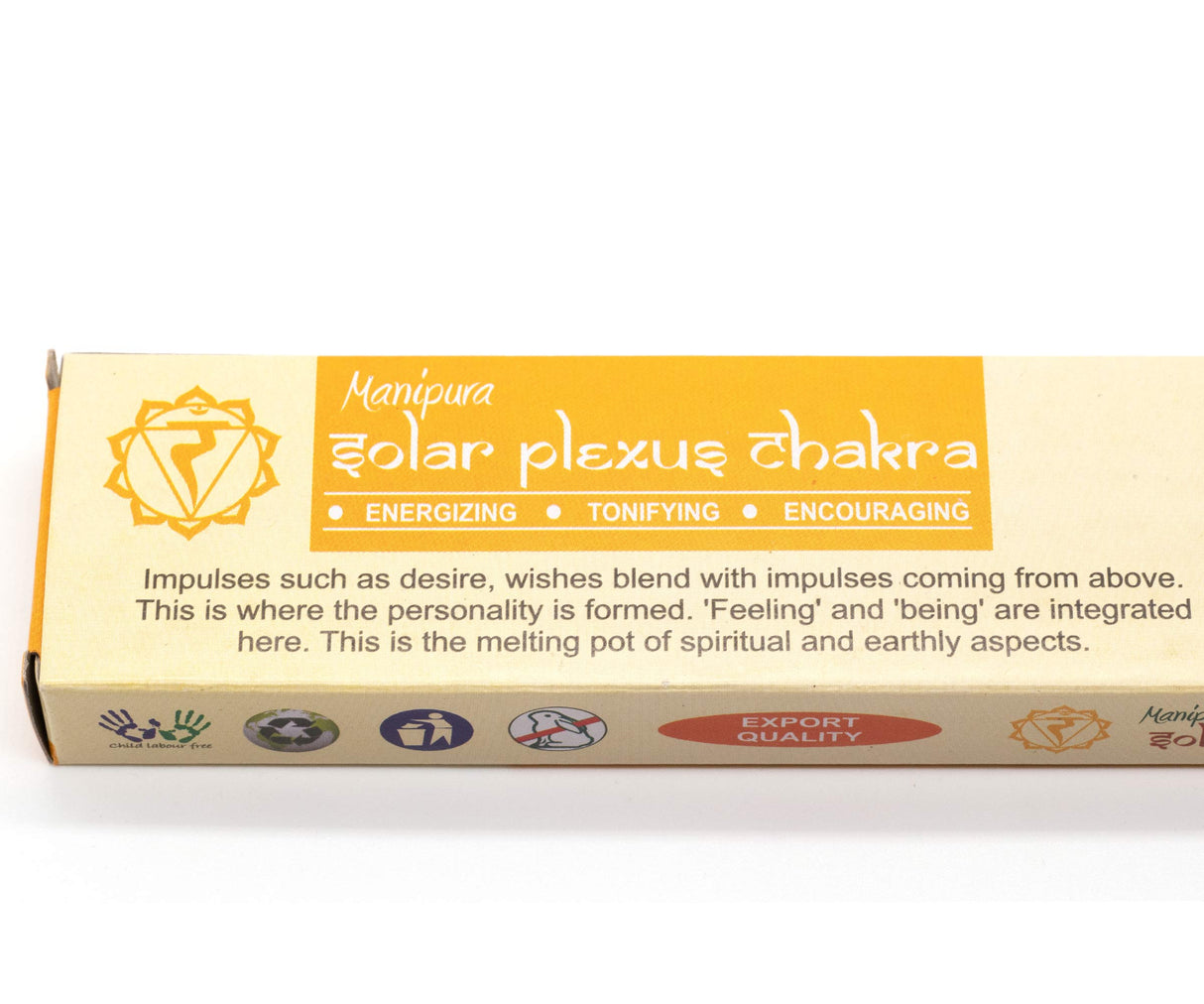 Räucherstäbchen Chakra Collection Solar Plexus Chakra gelb Erklärung