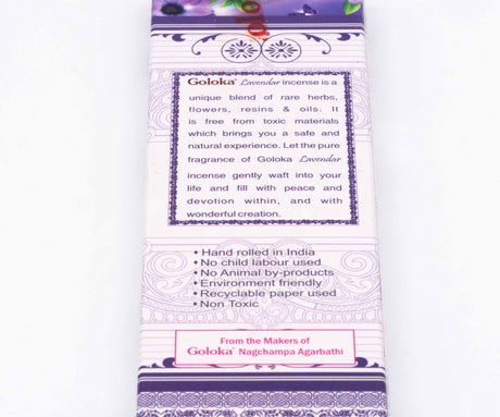 Räucherstäbchen Goloka Lavendel 15g
