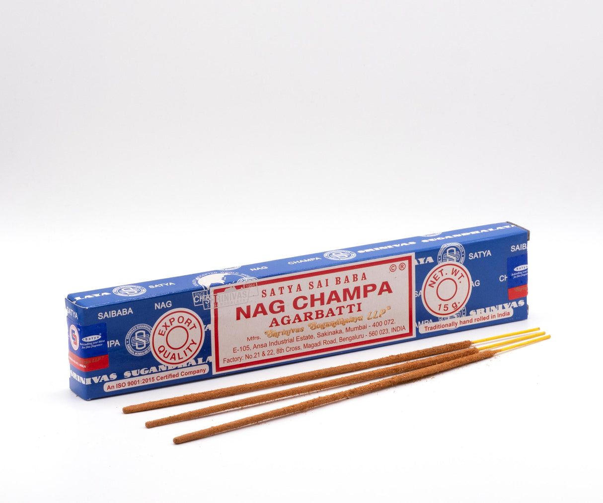 Räucherstäbchen Satya Sai Baba Nag Champa Agarbathi 15g