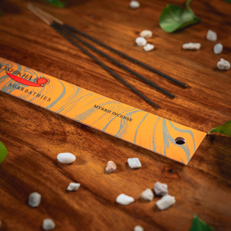 Räucherstäbchen Auroshikha Myrrhe