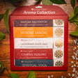 Räucherstäbchen Geschenk Set - 5 Aromen natürliches Räucherwerk indische Nag Champa Stäbchen zum verschenken